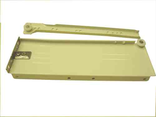Metal Drawer Sides - 86mm x 270mm Cream