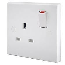 1 Gang 13a Double Switched Socket